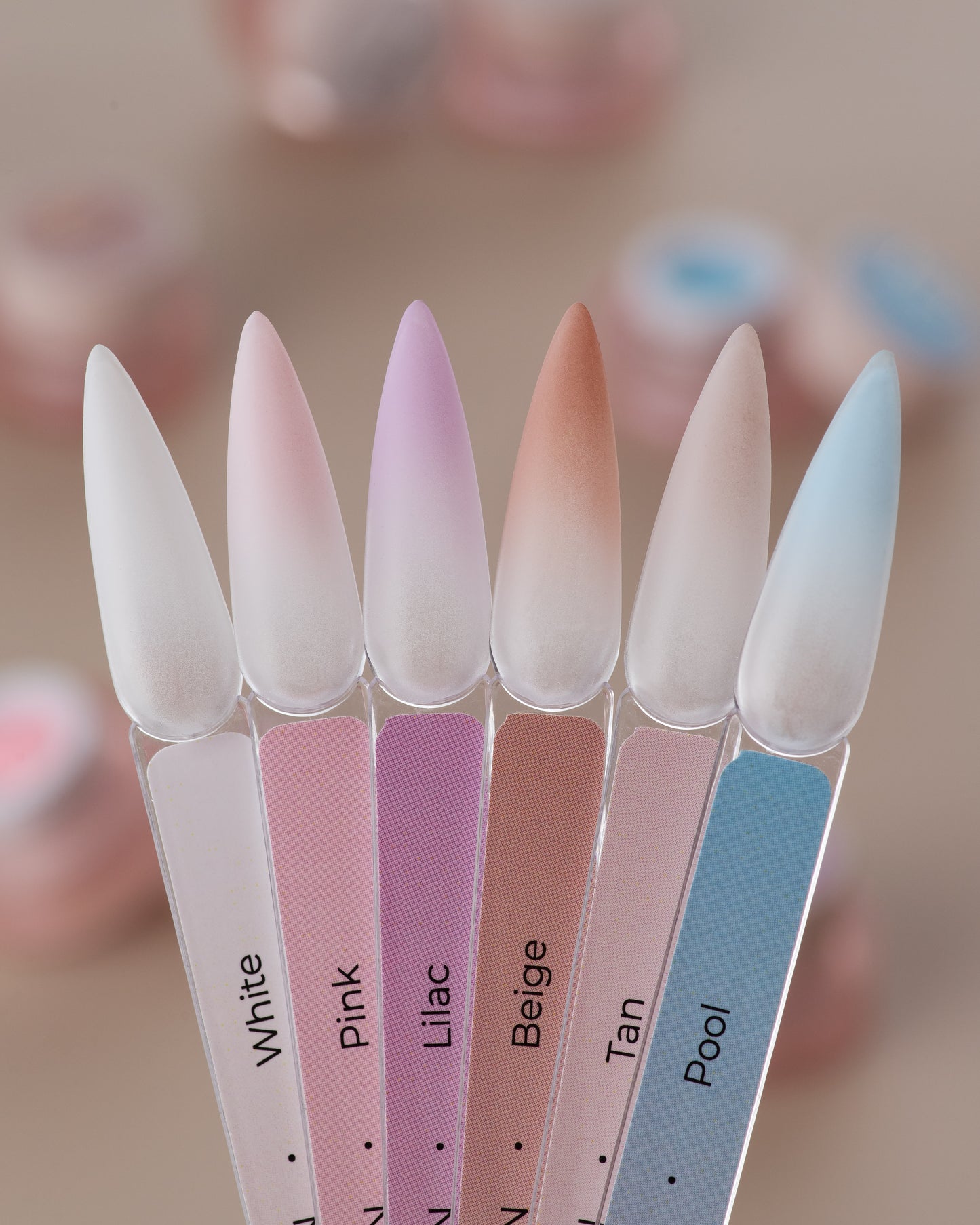 HEYLOVE - Nail Cushion - Ombre dekorzselé készlet (6 db)