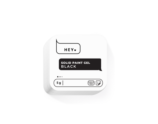 HEYLOVE - Solid Paint Gel - BLACK
