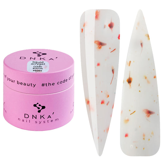 DNKa' LIQUID ACRYGEL, 15 ml #0036 Peony