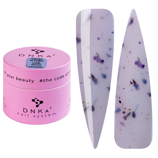 DNKa' LIQUID ACRYGEL, 15 ml #0038 Levender