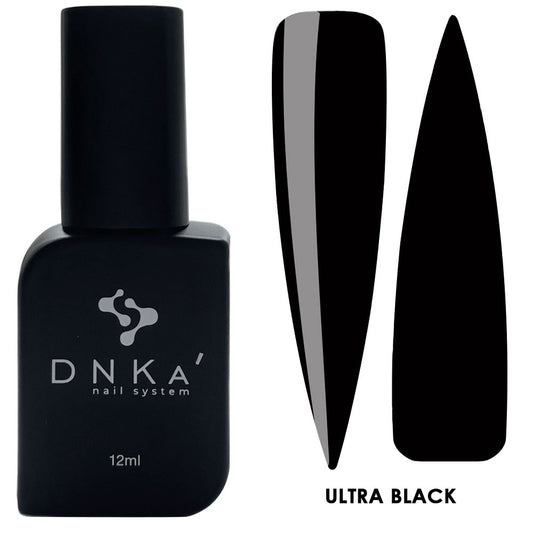 DNKa' COLOR GEL POLISH 12 ml ULTRA BLACK