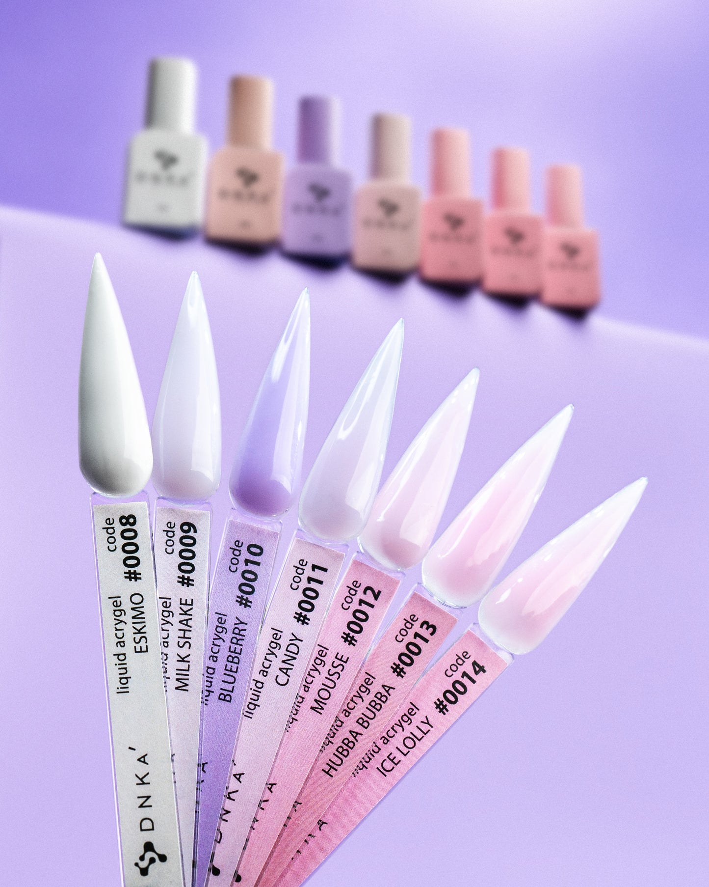 DNKa' LIQUID ACRYGEL, 12 ml #0009 Milk Shake