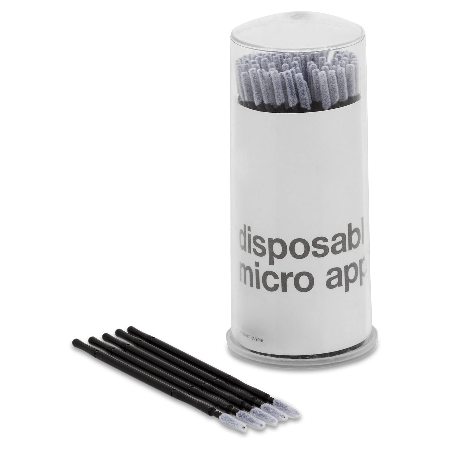 Microbrush pálca – fekete, 100 db/csomag